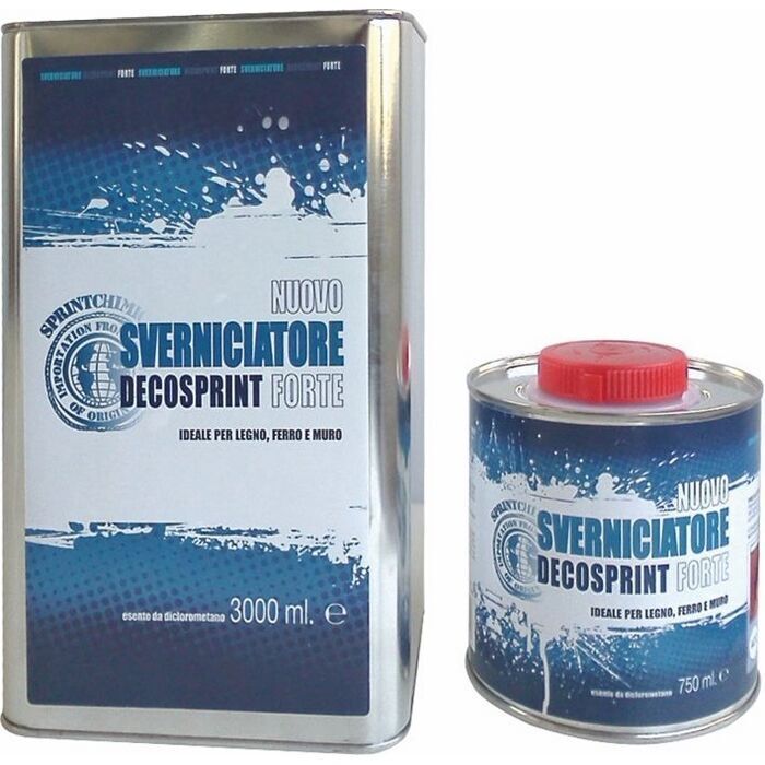 Sverniciatore Neutro Decosprint Forte Ideale per legno, ferro e muro 3 Lt