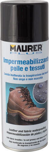 IMPERMEABILIZZANTE 400ml SPRAY PER TESSUTI E PELLI MAURER PLUS