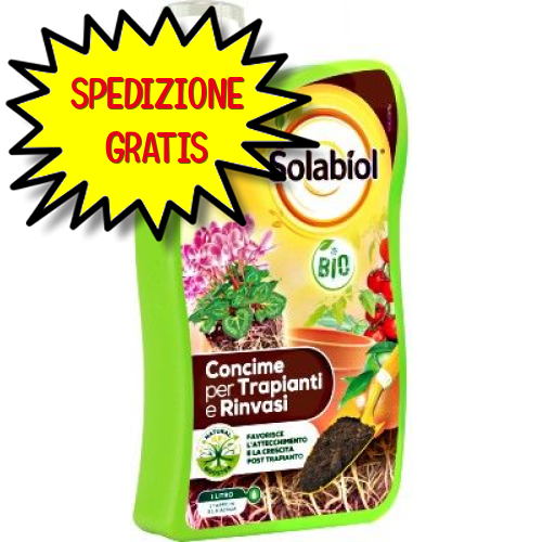 SOLABIOL CONCIME LIQUIDO TRAPIANTI & RINVASI 1 LT BIO