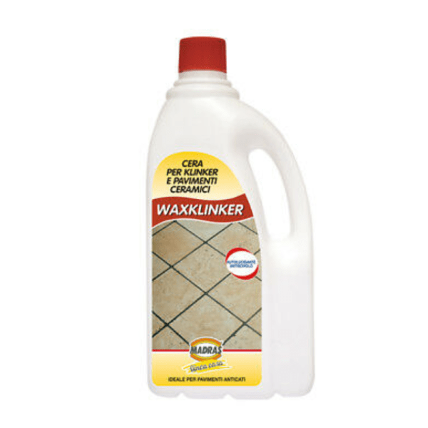 WAXKLINKER, cera autolucidante antiscivolo, klinker, Gres, ceramica. 1Lt Madras.