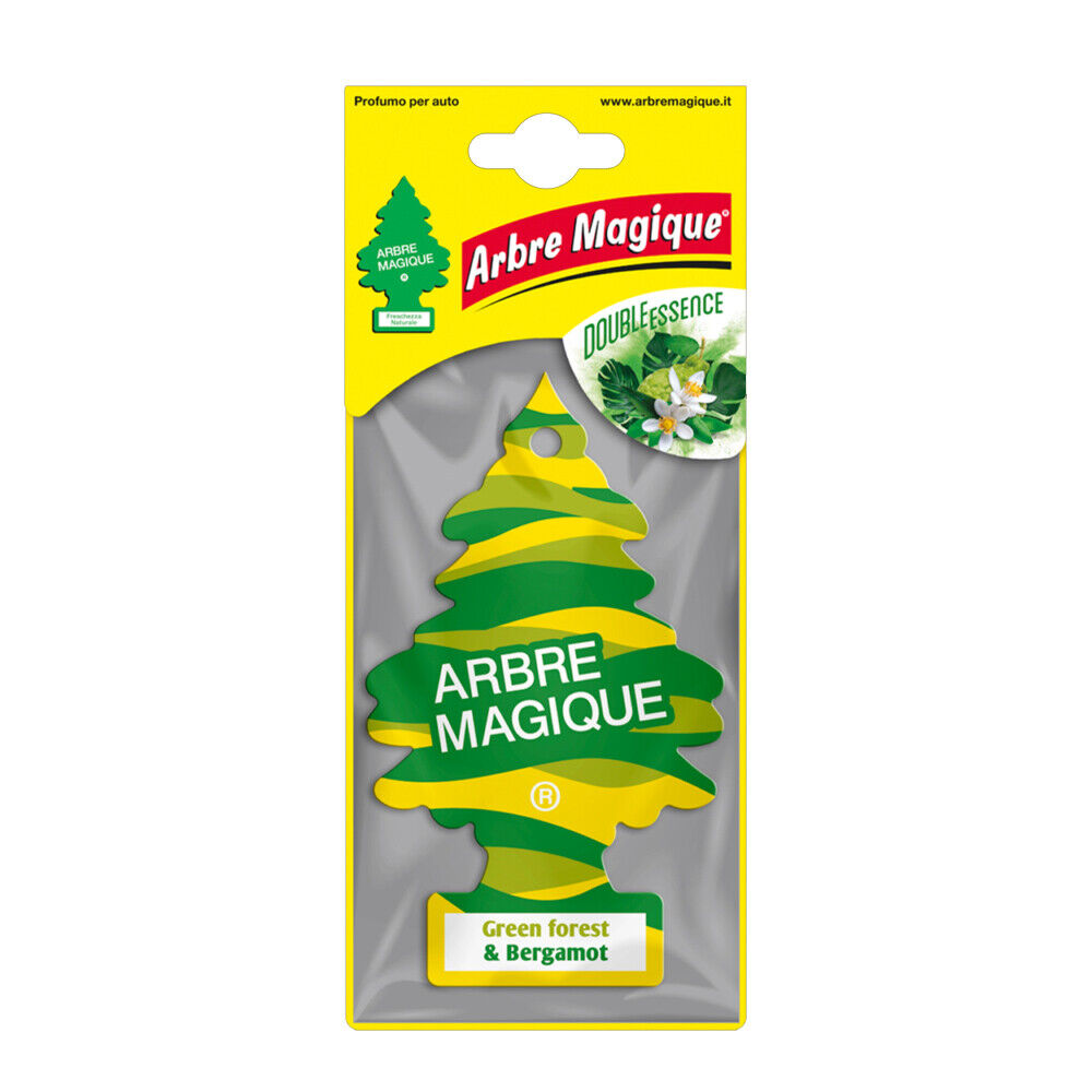 Arbre Magique Deodorante Per Auto Green Forest E Bergamot  5G