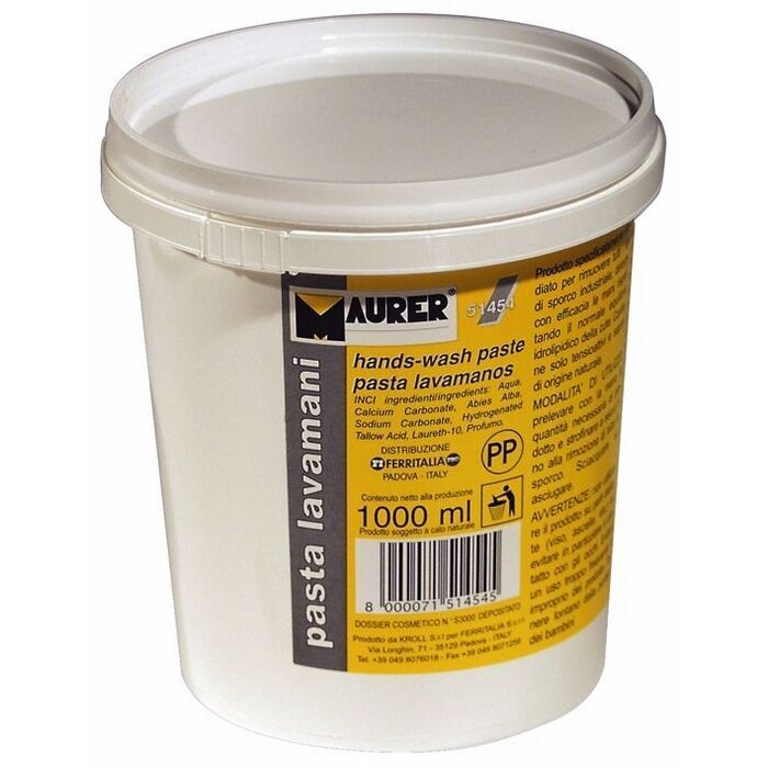 Pasta Lavamani Saturno Maurer 5 Kg in Barattolo