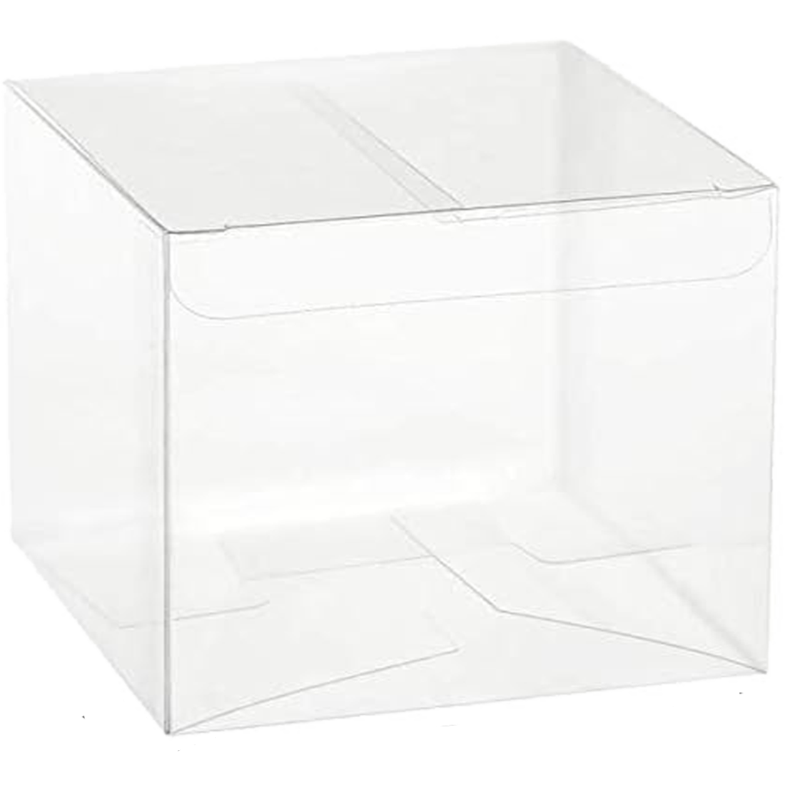50 SCATOLE BOMBONIERE TRASPARENTI PVC 12x12x10 CM  FCA-PVC37-50(VAR)