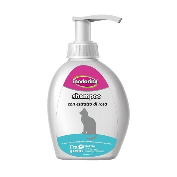 Inodorina Shampoo con Estratto di Rosa per Gatto 300ml