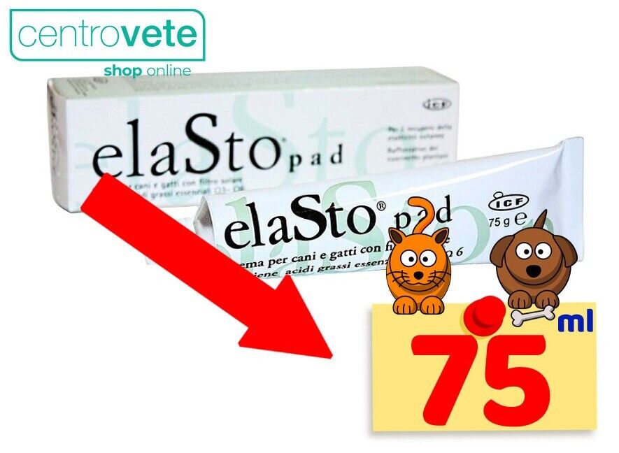 Icf ELASTOPAD 75 ml per Cani e Gatti → Callosità e Secchezza cuscinetti Plantari
