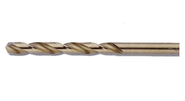 PUNTA TRAPANO 4 MM HSS A COBALTO PER ACCIAO GHISA LEGATO METALLI LEGHE PUNTE