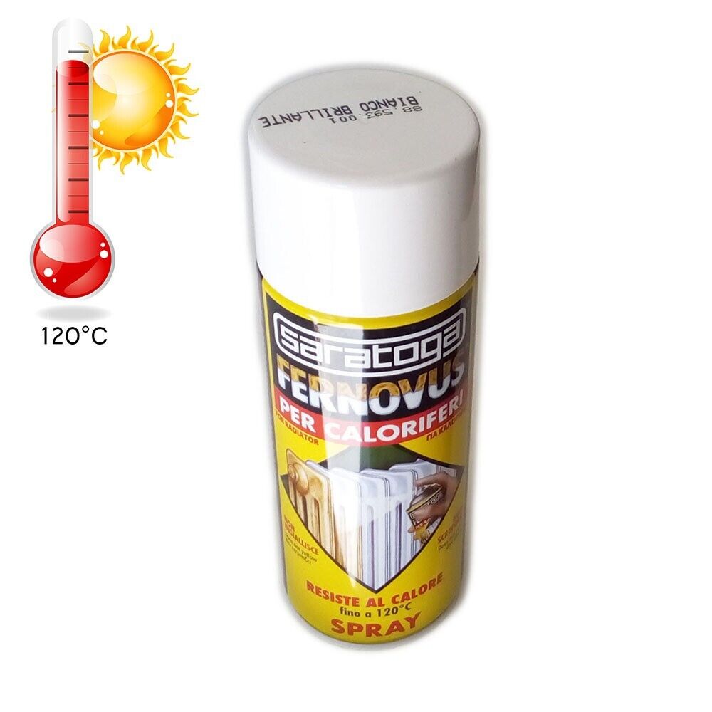 Fernovus spray 400ml bomboletta per radiatori caloriferi in ghisa colore bianco