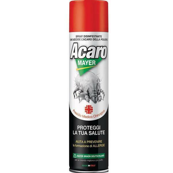 SPRAY ACARICIDA DISINFESTANTE PER DIVANI LETTI MATERASSI ML 400 (50277)