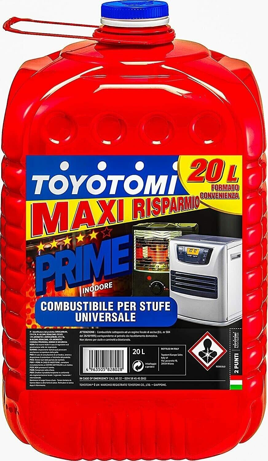 Toyotomi Prime 20L Combustibile Universale