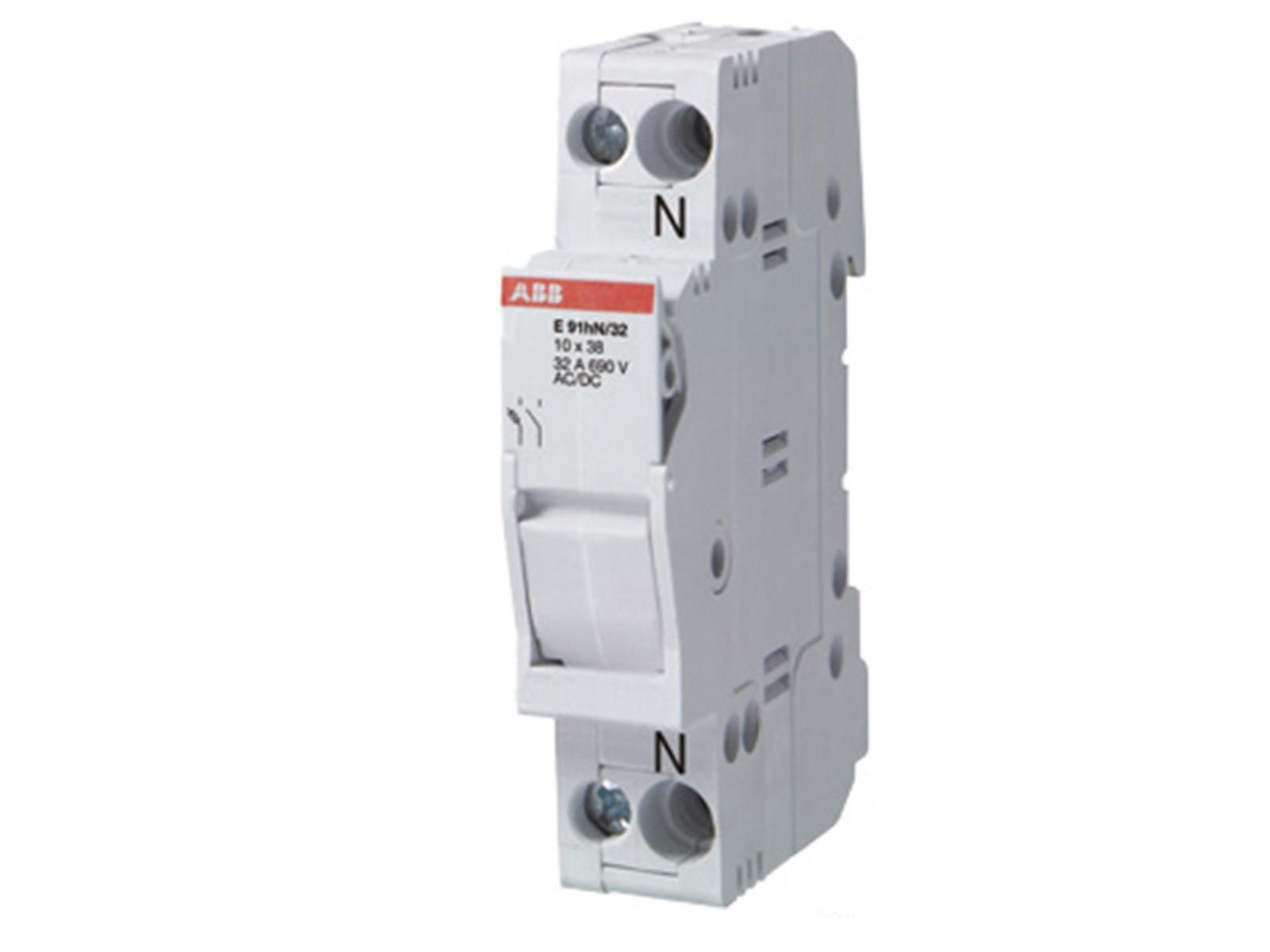 ABB M200913 E 91HN/32 PORTAFUSIBILE SEZIONATORE E 90 1P+N, 32A