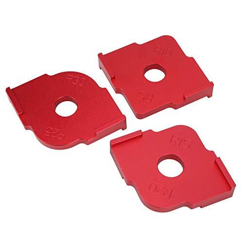 3 Pezzi Radius Jig Router Templates Sagoma di Posizionamento a (b3Y)