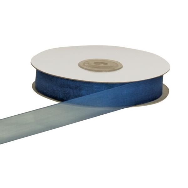 Nastro in organza BLU AVION 40 mm x 50 metri 0768