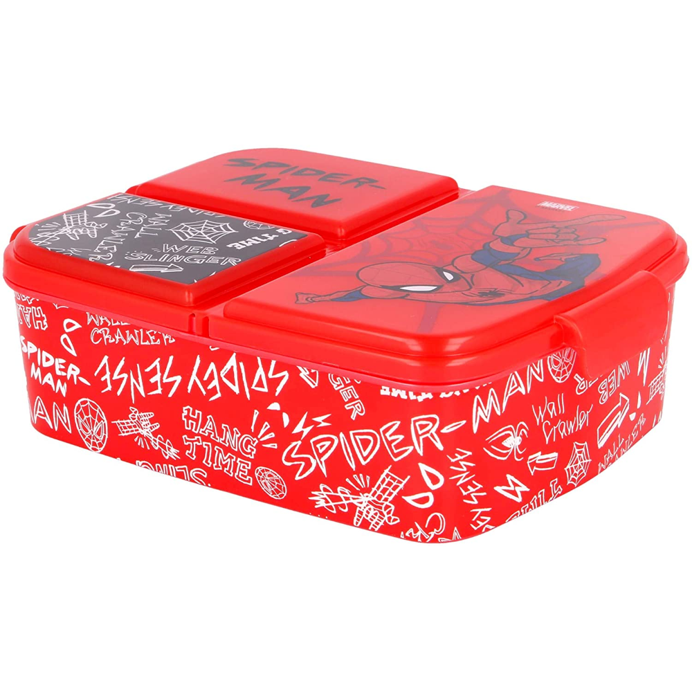 PORTAMERENDA MULTISCOMPARTO SPIDERMAN MARVEL PORTA PRANZO SCUOLA - ST51320