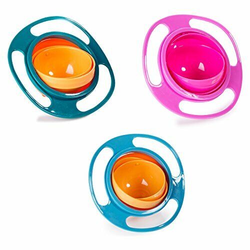 Berry President(TM) - Set di 3 ciotole magiche rotanti a 360 gradi, per (o5Z)