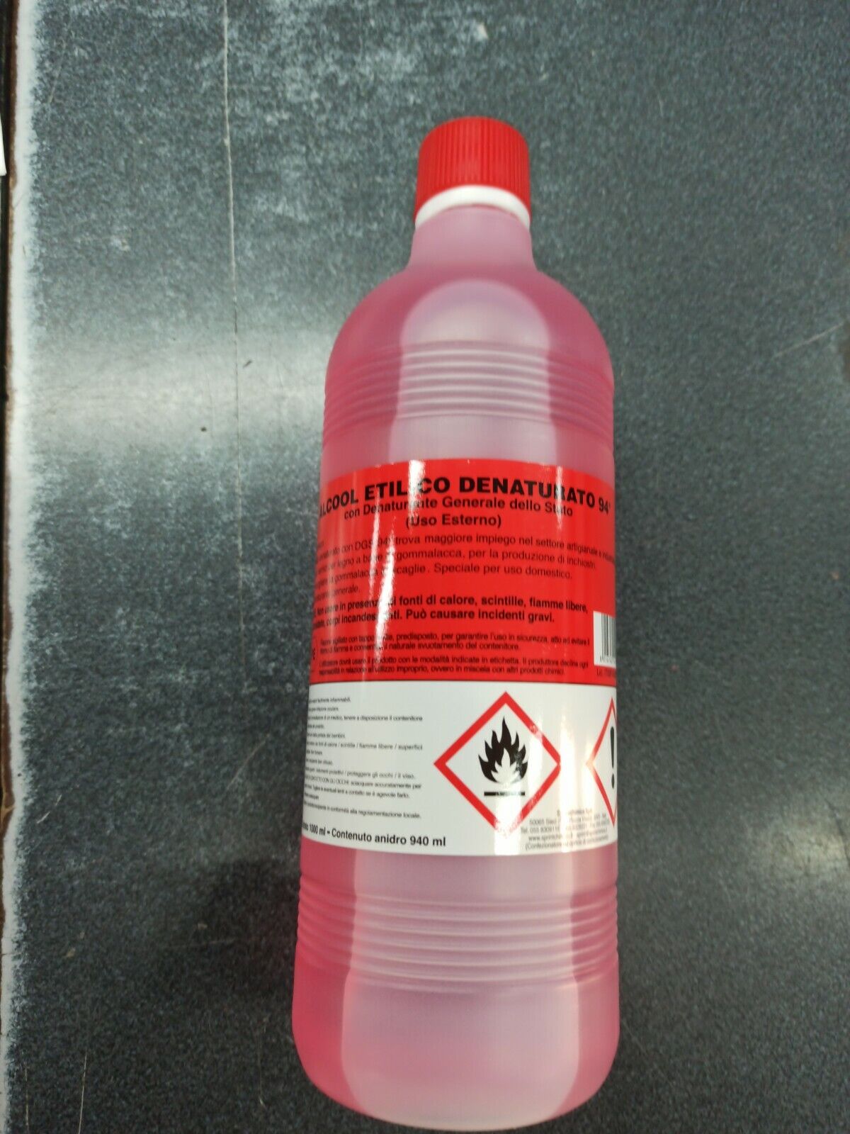 ALCOOL ETILICO DENATURATO 94° 1000ml