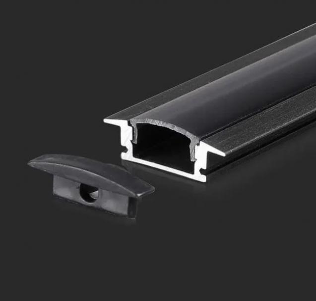 Profilo alluminio V-tac 2875 vt-8106-200cm-nero