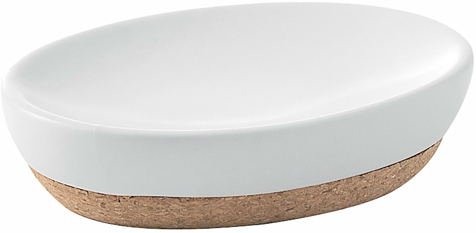 Gedy Ilary Portasapone, Ceramica, Bianco, 9,5 x 13 x 3 (g2a)