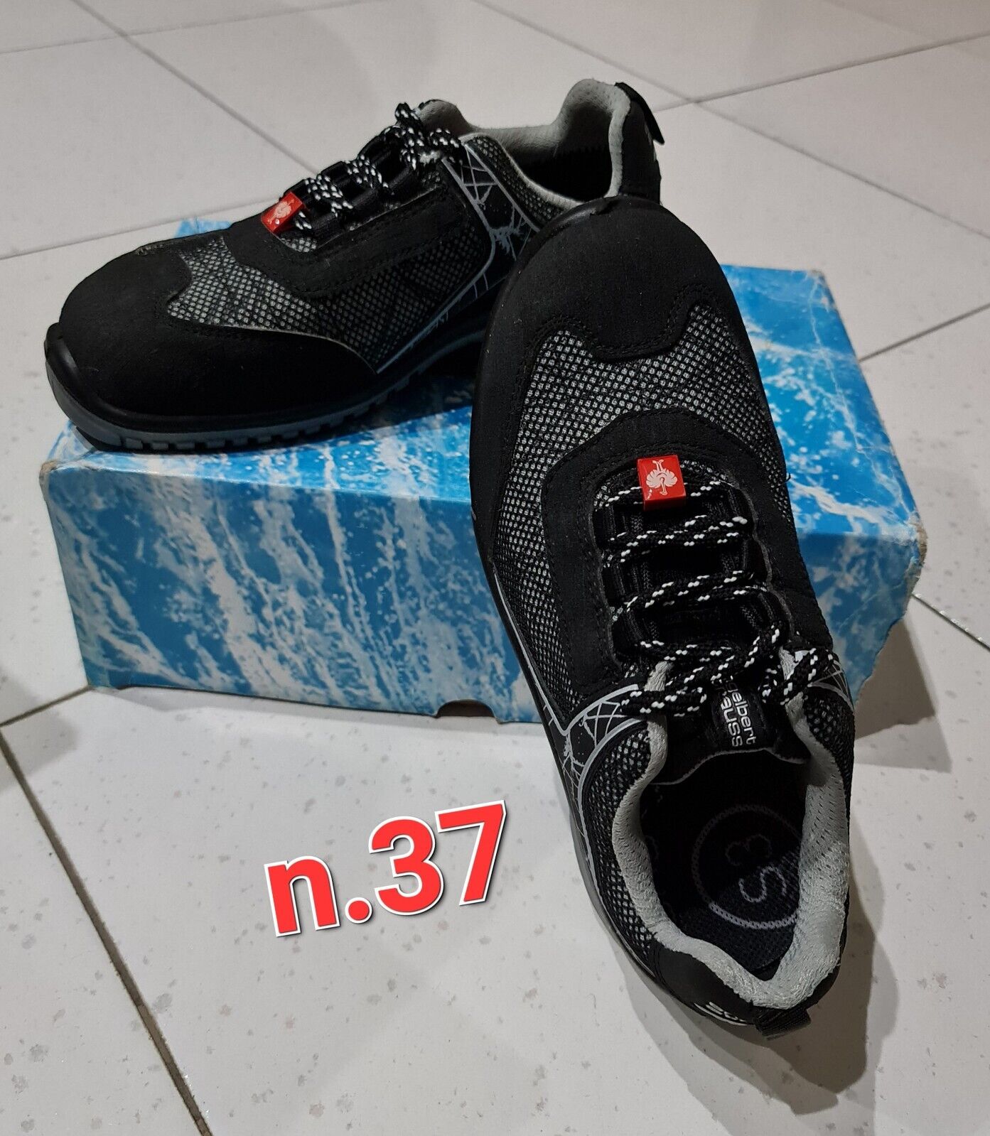 Engelbert Strauss Nero grigie Scarpe Antinfortunistiche