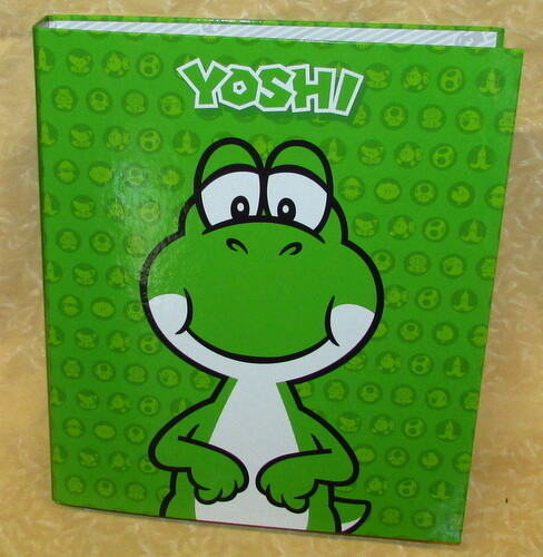 COPERTINA AD ANELLI diametro 30 SUPERMARIO VERDE CON YOSHI cod.23324