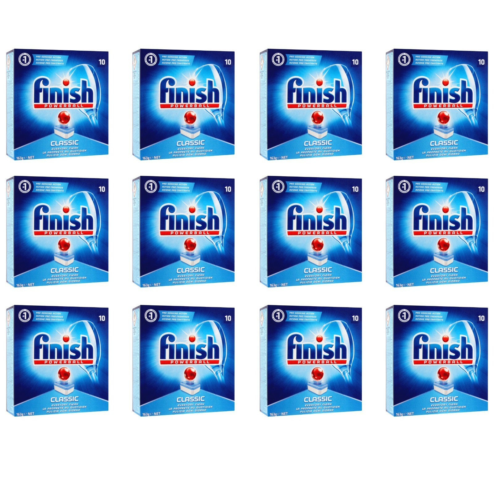 120 tabs FINISH POWERBALL CLASSIC pastiglie per Lavastoviglie detersivo piatti
