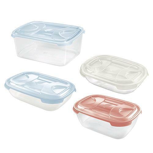 Tontarelli Contenitore Rettangolare 'Frigo Box'  Lt.5 Cm.31X24Xh.10,2 - Acqua