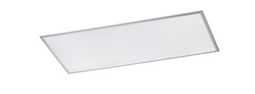WOFI Lampada da soffitto Integriert, 60 W, Argento, 120 x 60 x 6 cm