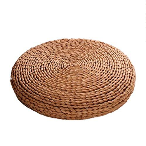 Surenhap Coussin Rond en Paille Coussin de Meditazione de Yoga Coussin de (v1m)