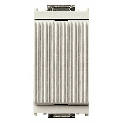 VIMAR - 1 COPRIFORO FRONTE RIGATO SERIE IDEA COLORE BIANCO 16540.B