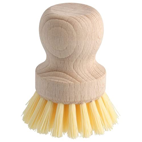 Fackelmann Spazzola di Pulizia Fair, Faggio, Beige, 8 x 5.5 x 5.5 cm