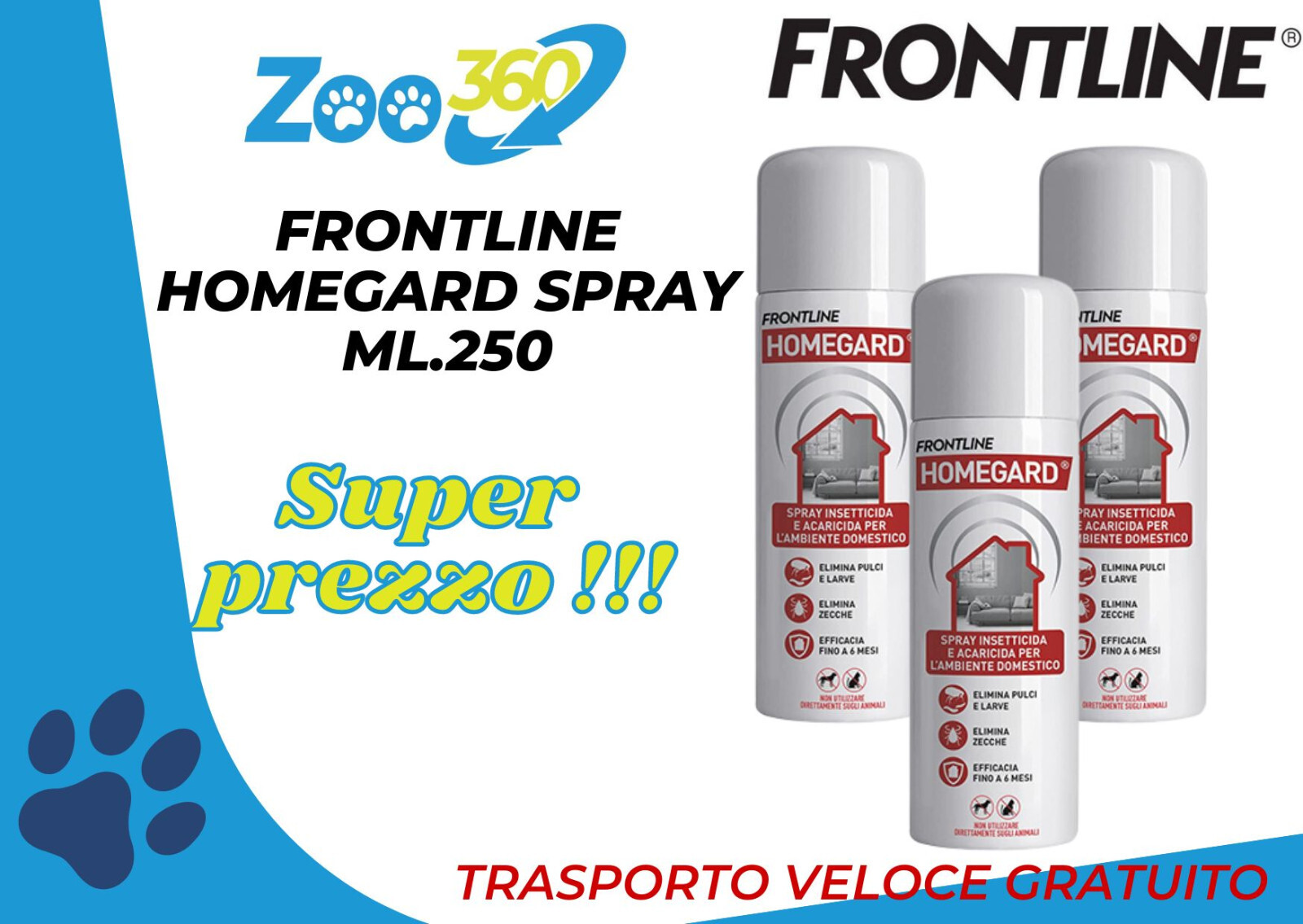 FRONTLINE HOMEGARD SPRAY super prezzo + spedizione gratuita
