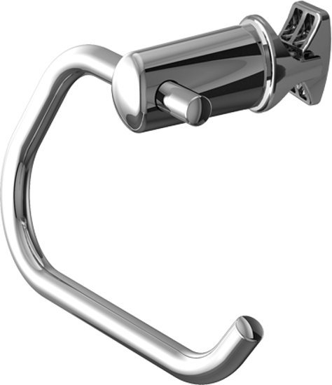 Porta rotolo Handy pap universale per termoarredo e scaldasalviette cromo