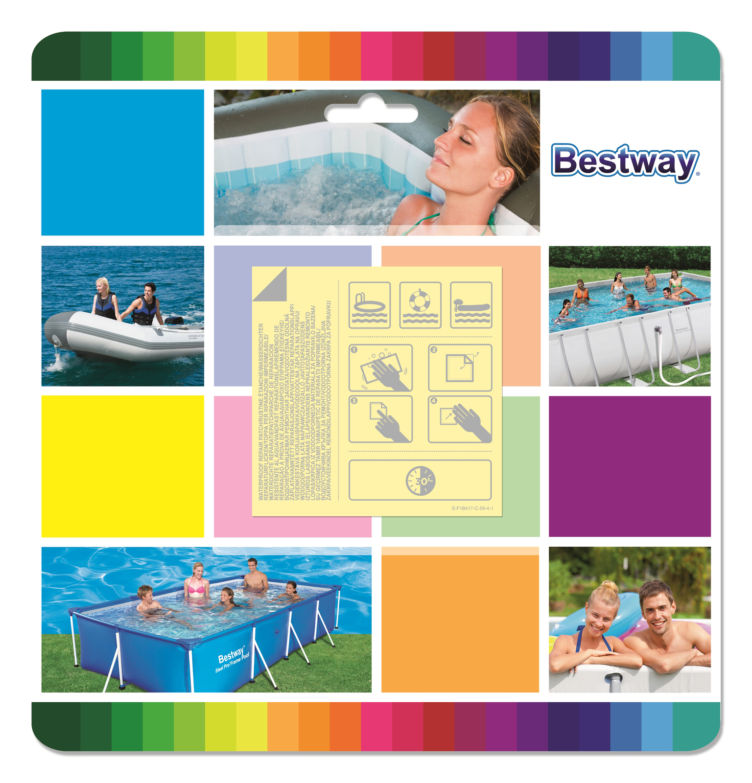 93604   KIT 10 TOPPE RIPARAZIONE PISCINA SOTTACQUA