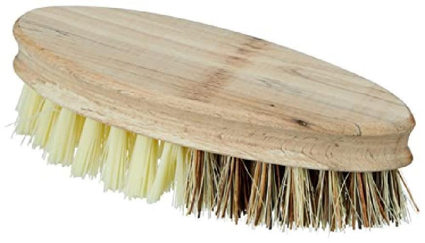 Fackelmann Spazzola di Pulizia Fair, Legno, Beige, 14 x 6 x 5.5 cm