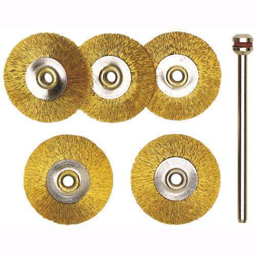 Proxxon 28962 "Fig.22" Spazzole Ottone Mm.22