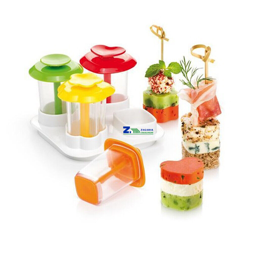 TESCOMA FORMA STUZZICHINI STAMPO TIMBRO 4 FORME PRESTO 422240