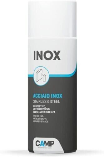 Camp - INOX  - Acciaio inox spray, Protettivo anticorrosivo per metalli - 400 ml