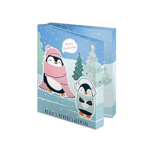 KTN- Calendario dell'Avvento di Bellezza per Bambini-Pieno di Cosmetici e (u7P)