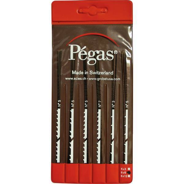 PEGAS PS906X6DI 1 KIT LAUBSAGEBLATTER-SET 6PZ