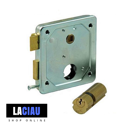 SERRATURA MG 437 PER PORTONCINO DX-SX CON CILINDRO
