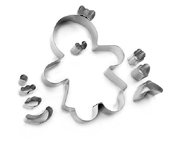 IBILI Set 10 CORTAPASTAS Chica, Stainless Steel, Argento, 14 x 11 x 10 cm