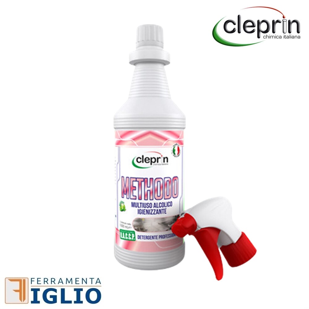 Igienizzante Detergente Liquido Multiuso Alcolico per Superfici Alimentari LT.1