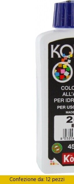 Colorante Kolor One ml 45 N.203 Blu Pezzi 12 Nuovo Kolor KOLOR 45-203