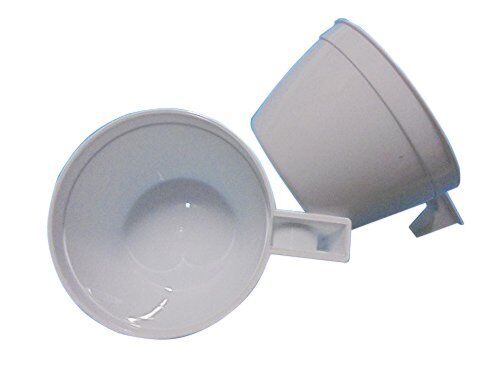 PZ 200 TAZZINA BIANCA CL 10 PER CAFFE' CON MANICO TAZZA COFFEE AND HOT DRINKS