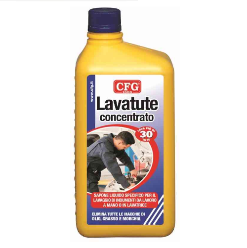 CFG D00600 LAVATUTE SAPONE LIQUIDO SPECIFICO PER INDUMENTI DA LAVORO 1Lt