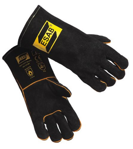 GUANTO ESAB IN CROSTA NERO Heavy Duty Black per SALDATURA 0467222007