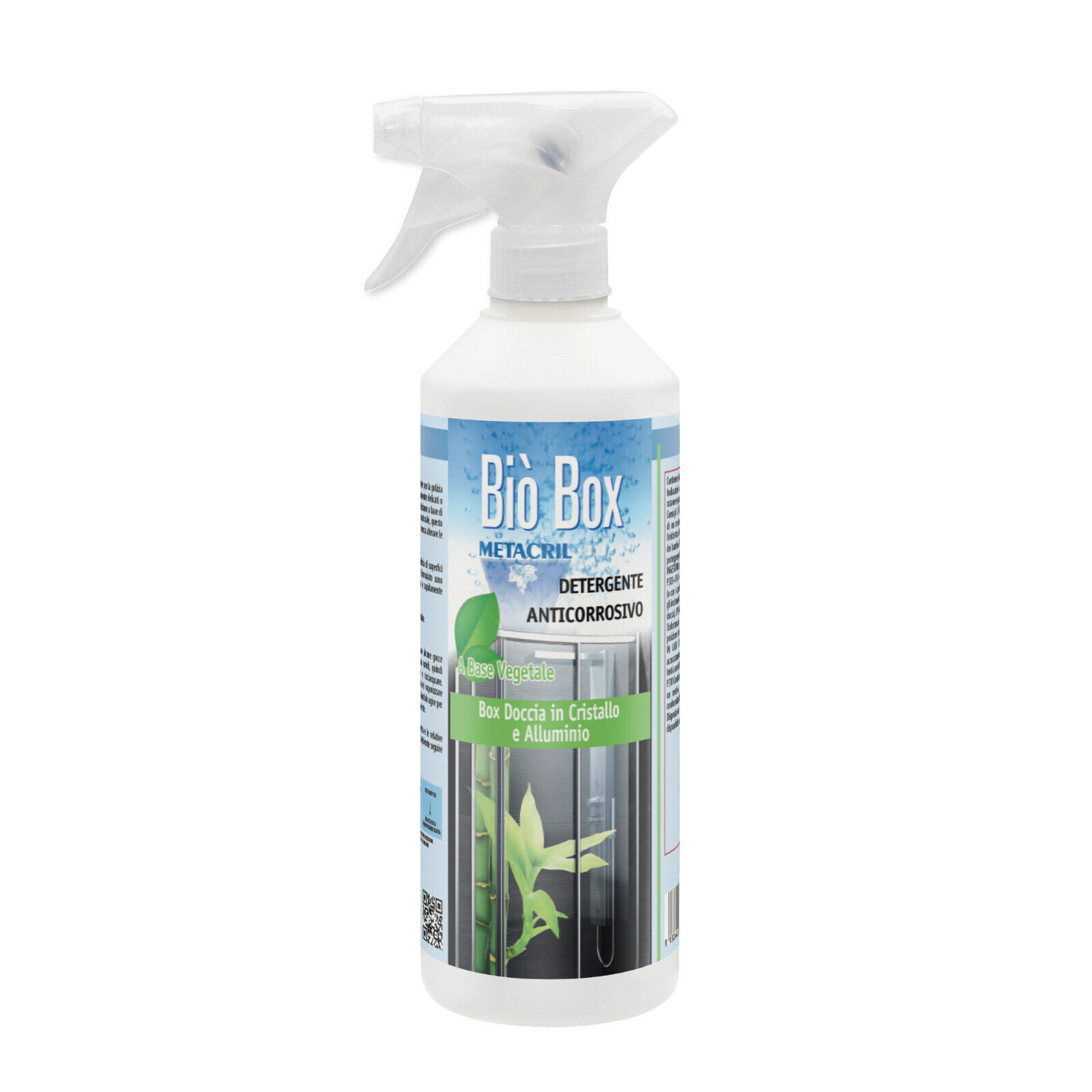 Bio Box 500 ml - Detergente disincrostante per box doccia ANTICORROSIVO