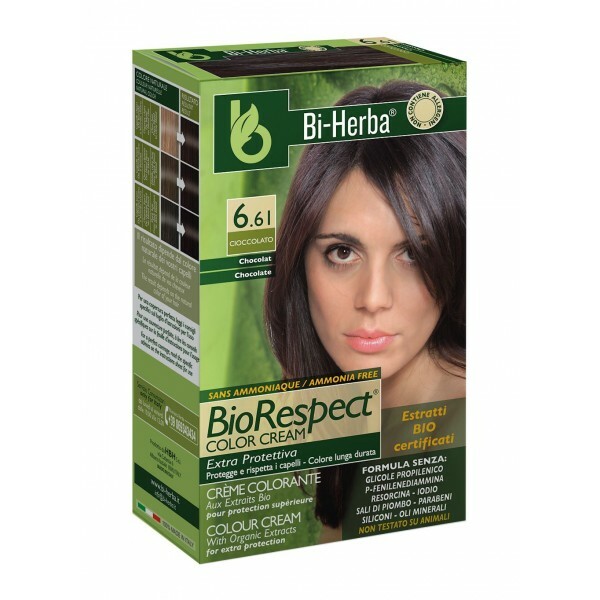 Tinta per Capelli Bi-Herba Naturale CIOCCOLATO 6.61 N senza ammoniaca