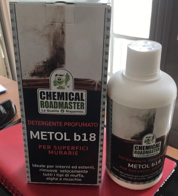 CHEMICAL ROADMASTER - METOL B18 - 500 ml - RISANANTE MURARIO - ELIMINA MUFFA