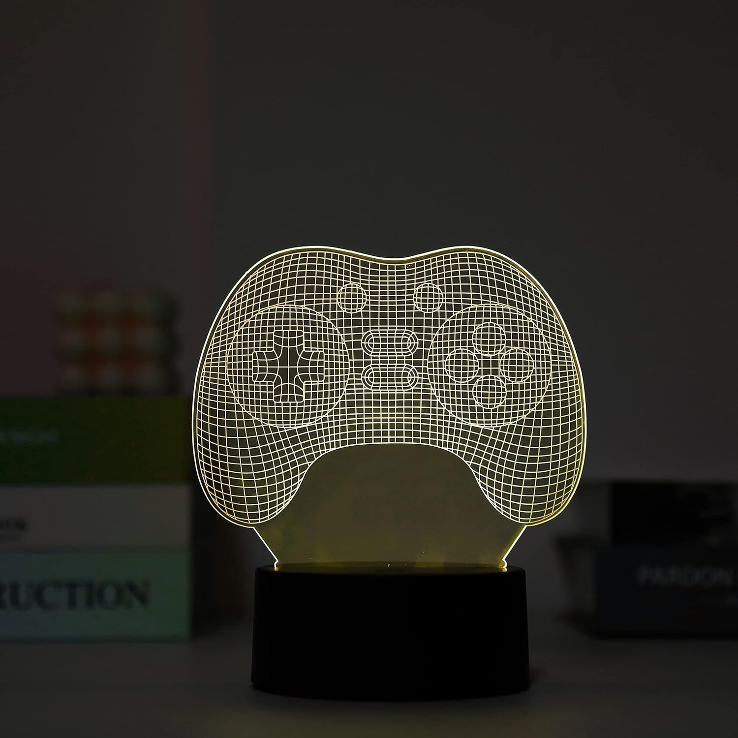 Lampada LED 3D con base touch e telecomando cambia colore LED tech gadget (LET'S