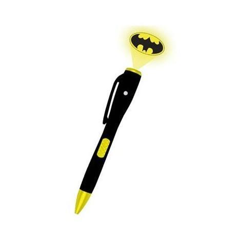 DC COMICS - BATMAN LOGO - Penna con Luce Proiettore a Led Simbolo di Batman Bat-